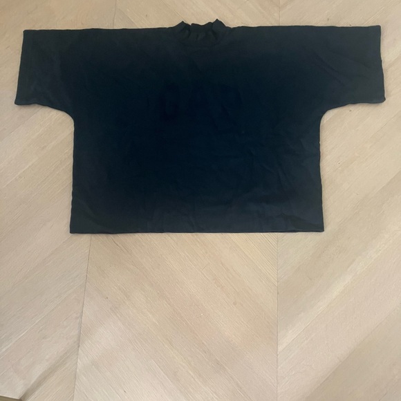 Rare Yeezy x GAP Yeezy Balenciaga White Dove 3/4 Sleeve T Black M - Picture 8 of 9